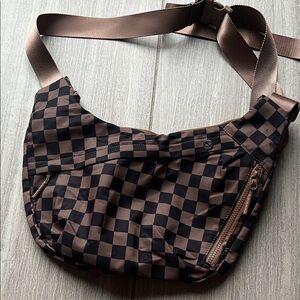Checkered Crossbody Bag